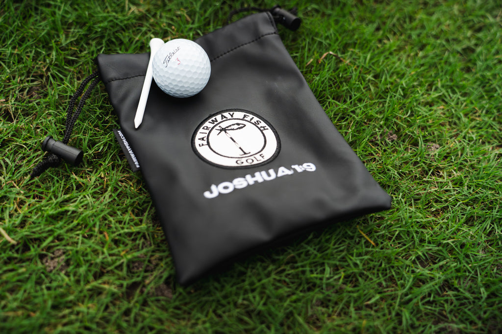 Fairway Fish Valuables Golf Pouch Joshua 1:9