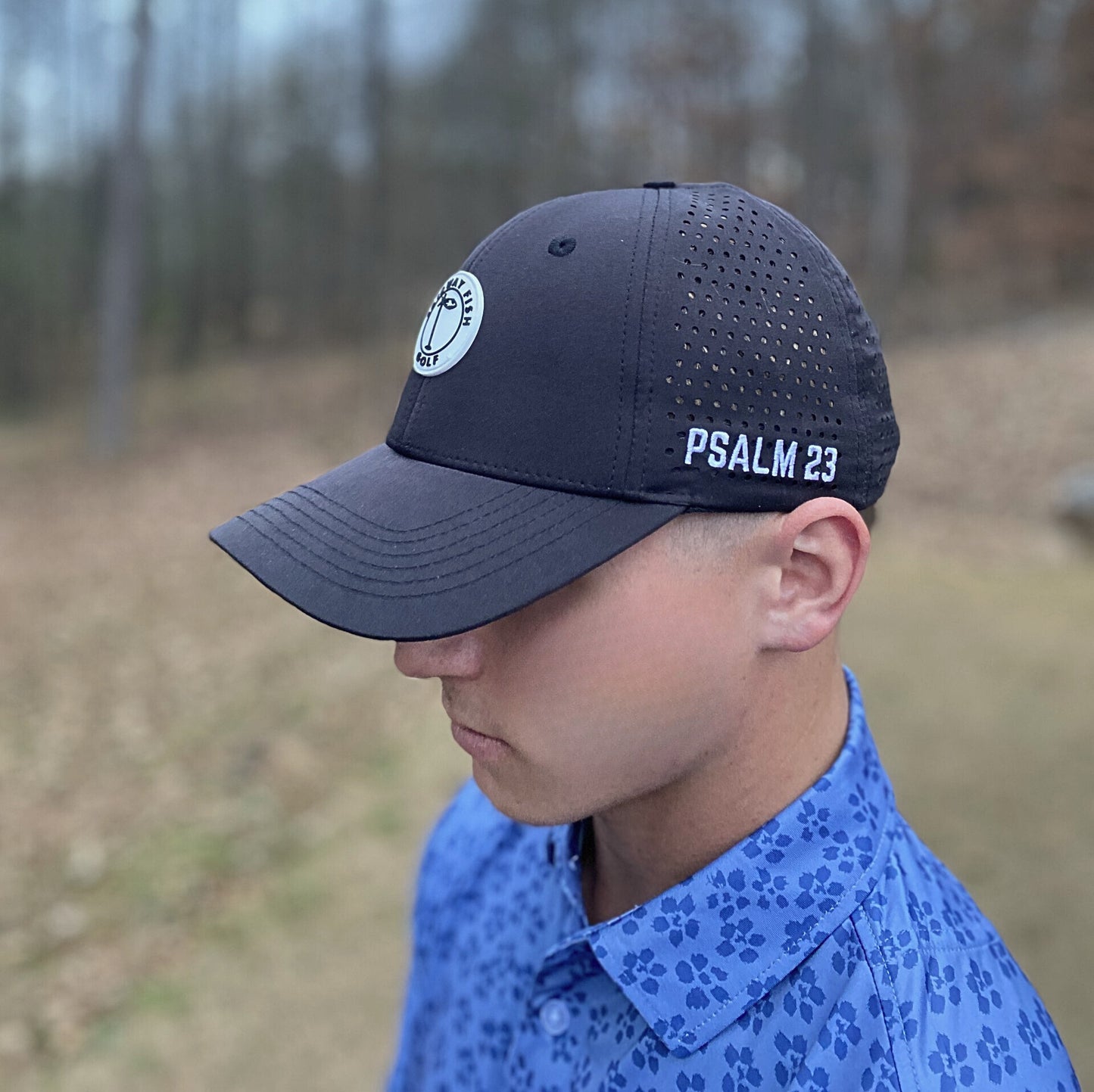 Fairway Fish Snapback Hat Psalm 23