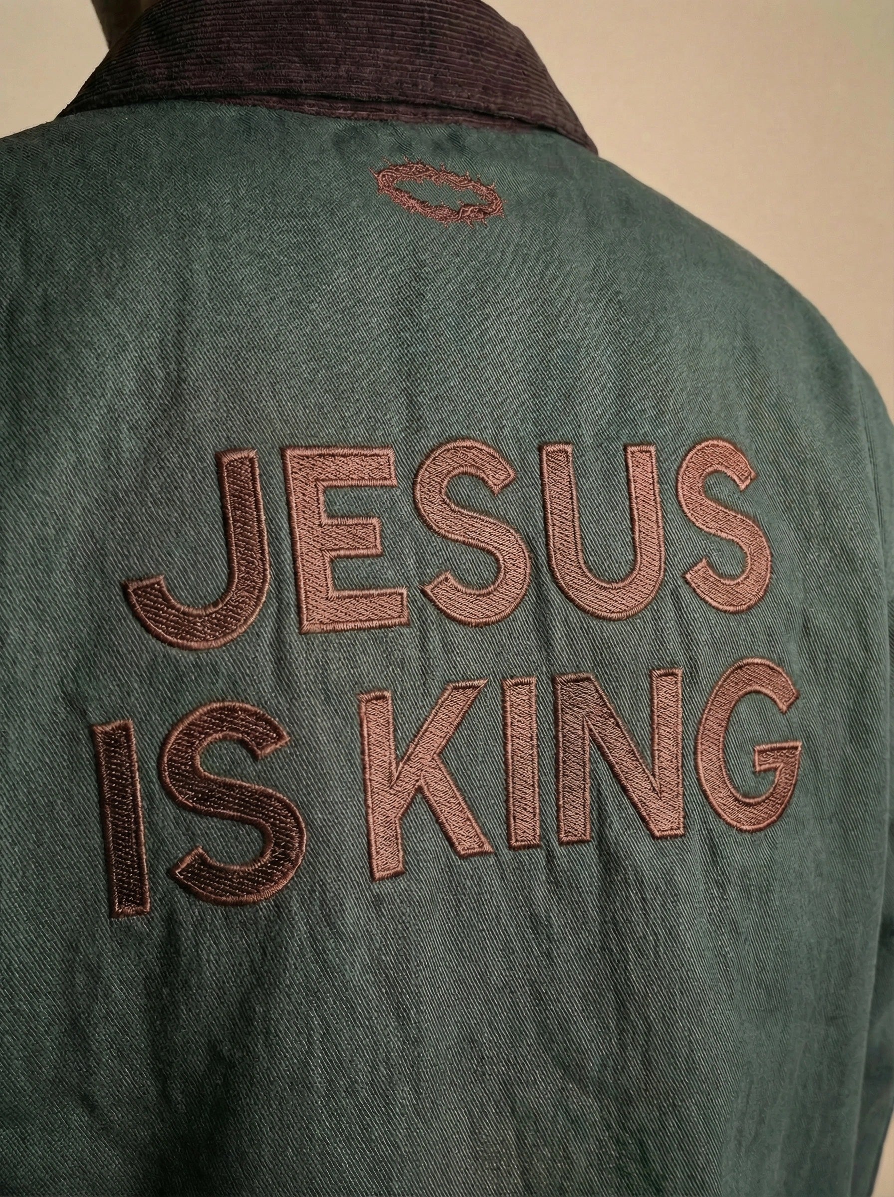 Jesus is King Jacket GREEN