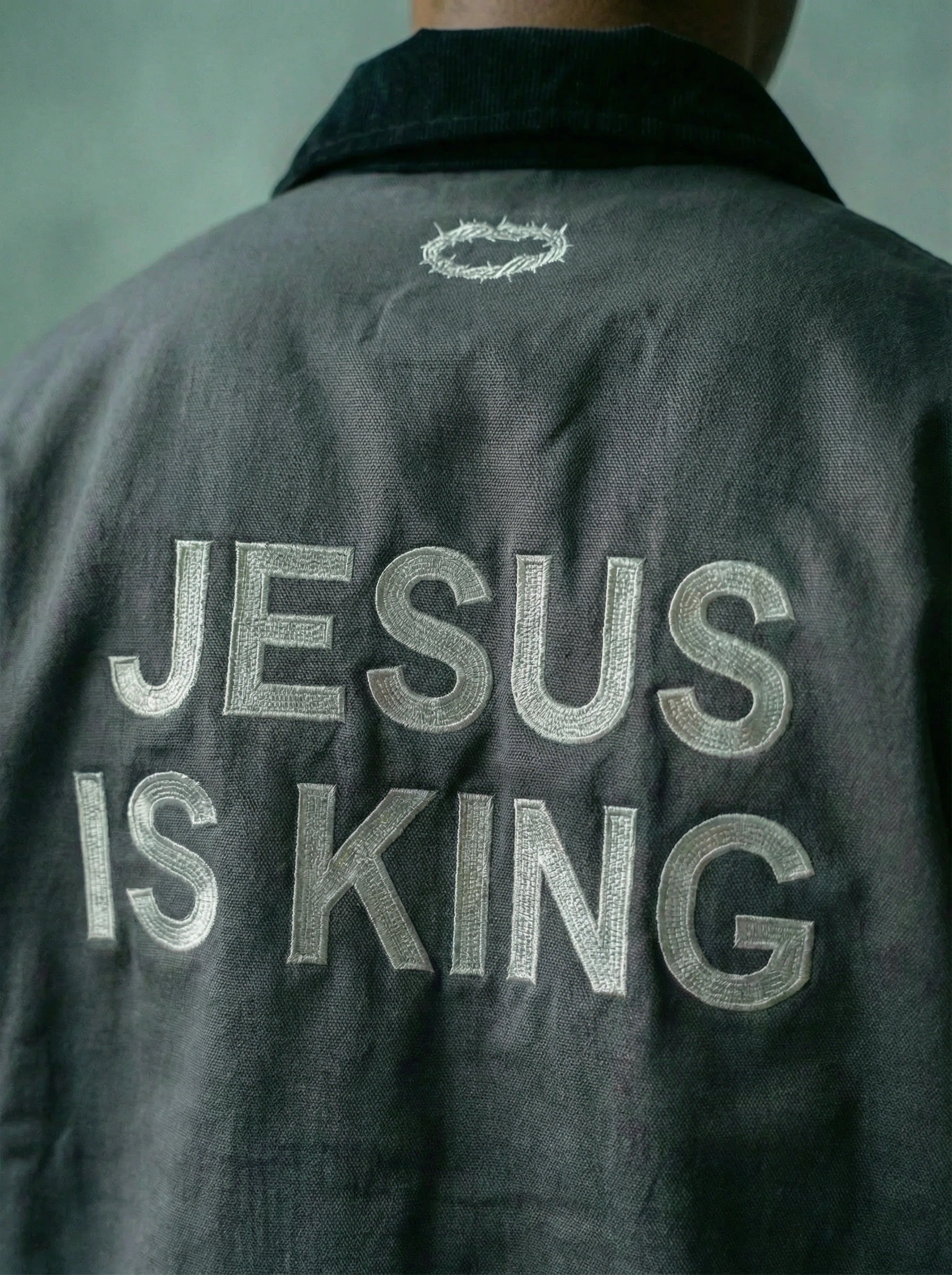 Jesus Is King Jacket GREY