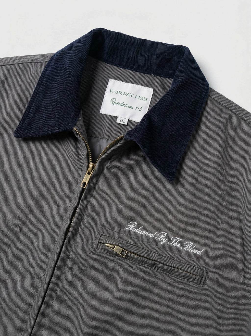 Jesus Is King Jacket GREY