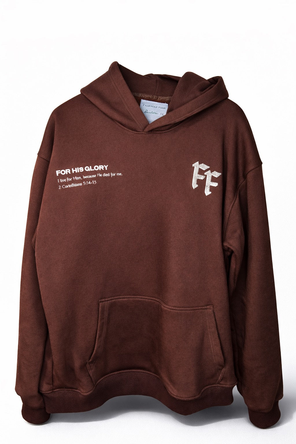 Jesus is King Hoodie BROWN