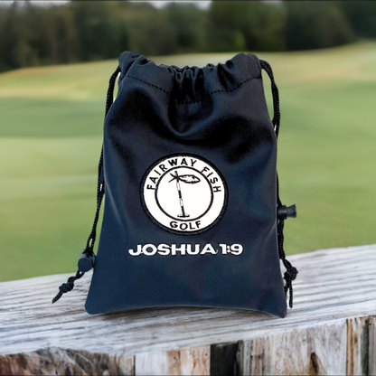 Fairway Fish Valuables Golf Pouch Joshua 1:9