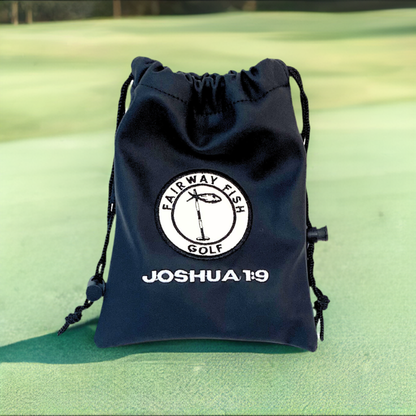 Fairway Fish Valuables Golf Pouch Joshua 1:9