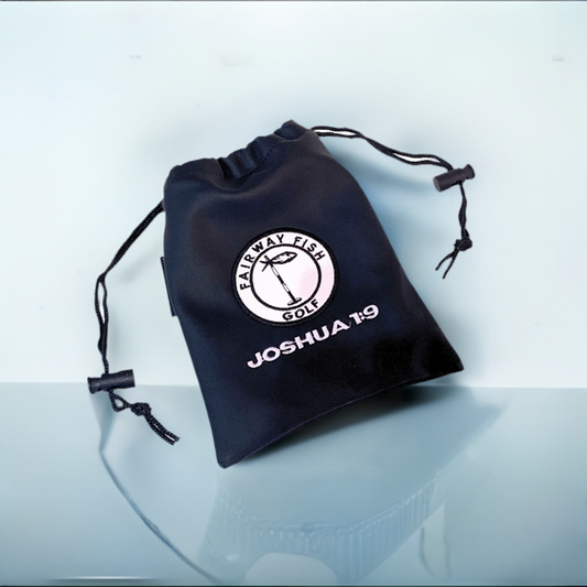 Fairway Fish Valuables Golf Pouch Joshua 1:9