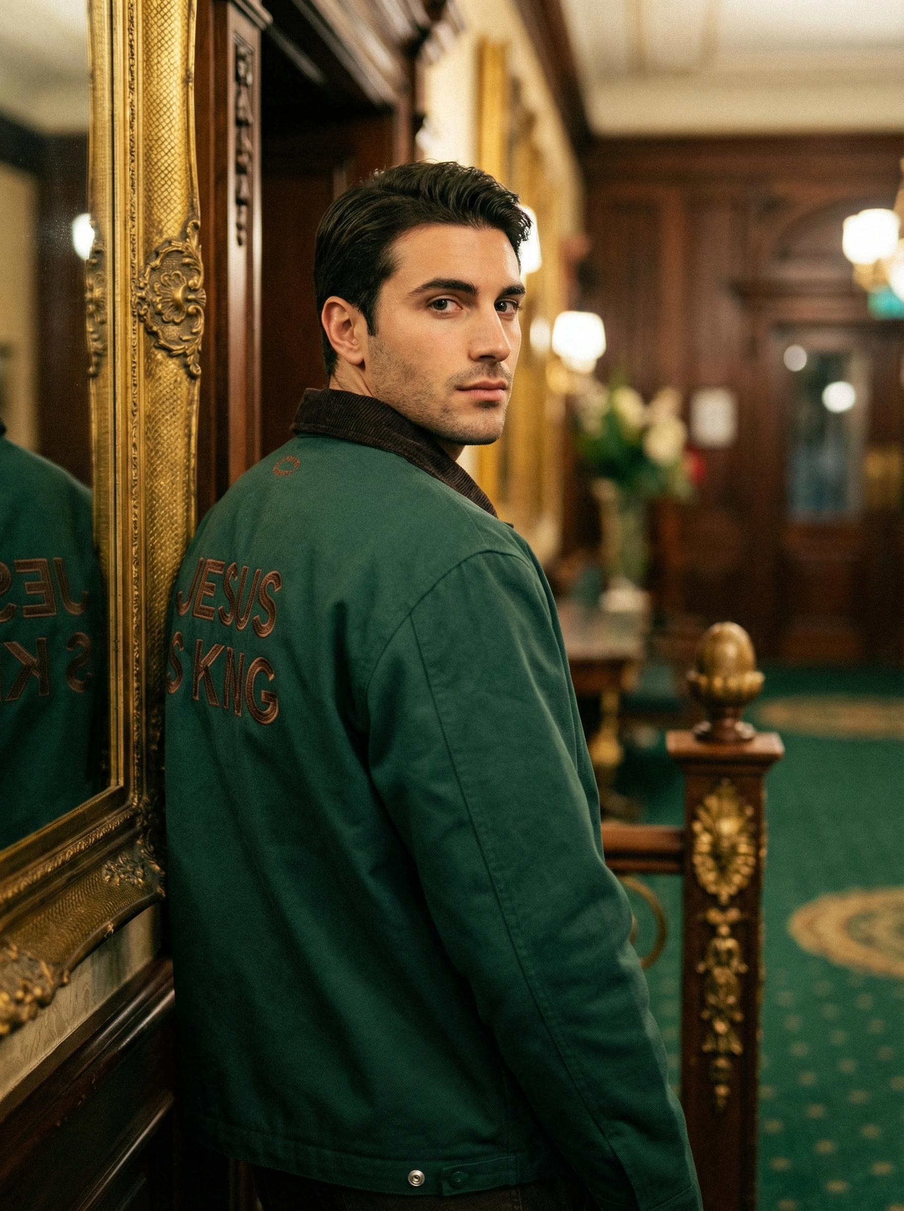 Jesus is King Jacket GREEN